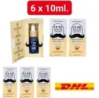6x Hair Serum Mustache Beard Eyebrows Sideburns Eyelashes CUTE SO CUTE 10ml.
