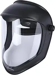 TENOL Anti Fogging Face Shield Safety Mask Protective Ergonomic Reusable Washable Splash Guard Transparent Visor for Adults Durable