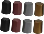HOOTNEE Fashion Plastic Dice Cups 8Pcs Set Pentagonal Dice Holder for Bar KTV and Dice Game Props
