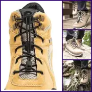 Lock Laces for Boots (1 Pair) Premium Heavy Duty Elastic No Tie Boot Laces Shoes