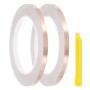 Stained Glass Kit, Hand Foiler for Stained Glass 1/4" x 82Ft, Yellow Tools