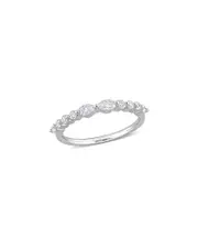Silver 0.62 ct. tw. Lab Grown Diamond Ring