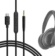 Geekria USB-C Digital to Audio Cable with Mic Compatible with Bose 700, NC700, NCH700 Cable, Replacement Type-C Audio Cord with Inline Microphone and Volume Contro (4 ft/1.2 m)