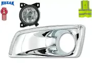 Chrome Plastic Fog Bezel Built-in LED Strip & Fog Light Lamp Left Kenworth T660