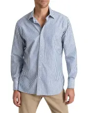 [MJ Bale] Garcia Stripe Shirt in Blue