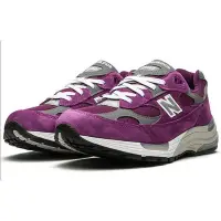 在飛比找Yahoo奇摩拍賣-7-11運費0元優惠優惠-New Balance 992 紫色 美產 M992BA潮鞋