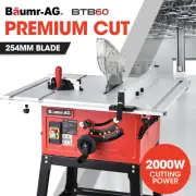 BAUMR-AG Electric Table Saw 2000W 254mm Corded 10" Stand Laser Guided Portable