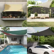 vidaXL Sunshade Sail Oxford Fabric Rectangular 3x4.5 m White