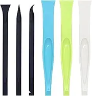 Plastic Scraper Tool, Carbon Fiber Multi-Purpose Scraper, Non-Scratch Cleaning Tool, Lottery Ticket Scratcher Tool, Sticker/Label Remover Tool, Pen Shaped Cleaning Tool for Tight Space/Crevice (6pcs)