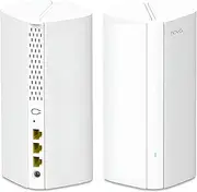 Tenda AX3000 Whole Home Mesh Wi-Fi 6, Dual-Band, Coverage up to 510 Sqm, 160 MHz, 1024-QAM, Mesh Network for 160+ Devices, Ultra-Low Latency Seamless Roaming, Compatible with Alexa【Nova MX12(2 Pack)】