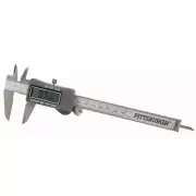 PITTSBURGH 6" DIGITAL CALIPER METRIC SAE ADJUST ELECTRONIC MEASURE INNER OUTER