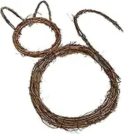 HOLIDYOYO Door Hanging Wreath Vine Wreath Wedding Decor Hanging Wall Decor Decoration Garlands Halloween Garland Door Pendant Iron Wire Coffee