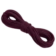 Elastic Cord Heavy Stretch String Rope 1/8" 11 Yards Dark Red for Crafting