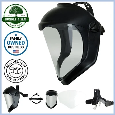 Honeywell Bionic Full Face Shield Clear Polycarbonate Anti-Fog Impact-Resistant