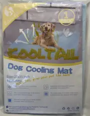 Cooltail - Dog Cooling Mat 23” X 35” - Light Blue