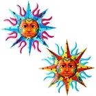 Wall Art Sun Metal Decor Outdoor Large Indoor Sculpture Patio Home Garden Porch