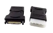 10x 4Pin Molex PC IDE Male To 15 Pin SATA Male Power Adapter Convertor Connector