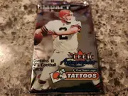 2000 FLEER IMPACT FOOTBALL CARD PACK-POSS BRADY ROOKIES-AUTOS+FREE BRADY CARD