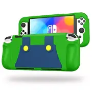 KENOBEE Silicone Case Compatible with Nintendo Switch OLED Model 2021 Green