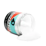 4oz Scar Flake 0.008 White Micro Metal Flake - Solvent Resistant Glitter