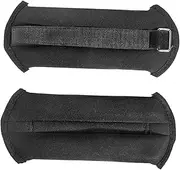 ARTSEWPLY Fitness Ankle Weights 2 Wrist Weights for Women Men for Running Hiking Cardio Non-slip Black