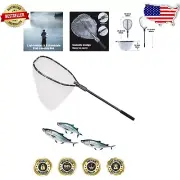 Compact Floating Fishing Net with Soft EVA Handle - Perfect for All Anglers