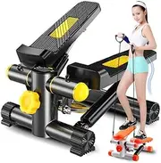 Unisex's Stepper, Equipment Aerobic Exercise Home Mini Weight Loss Foot Massage, Stepper Swing Machine Ropes Workout W/