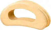 Handheld Wooden Massager Tool for Body And Face Gua Sha, Wood Color