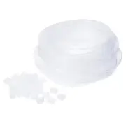 Silicone Tube Sleeve with 40pcs End Caps Fit 5050/5630/5730 10mm Wide LED Strip
