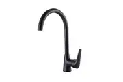 VITO BERTONI SOHO Round Kitchen Mixer Tap Lead Free - Gooseneck - Matte Black