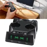 4 In1 Controller Charger Dock Station Stand For Playstation PS4 3USB Output Port