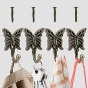 Butterfly Coat Hooks Rustic Wall Hooks Decorative Towel Hooks Vintage Wall