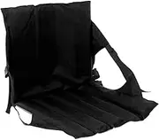 Seat Cushion with Backrest - Folding Seat Mat for Stadium, , Car and Outdoor | Multifunctional Padded Chair Cushion with Mesh Pocket, Supportive Foam Design for Improved