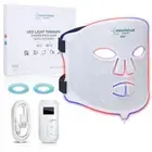 Portable LED Face Mask with Near-Infrared - Blue, Red Light Therapy for Face ...