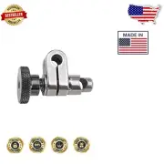 Silver Dual Hole Magnetic Indicator Holder for Exact Measurements - 1.28 Oz