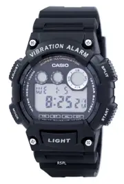 Casio Digital Illuminator Vibration Alarm Timer Stopwatch W735H-1AVDF Mens Watch