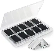 Yncotte 1 Oz Silver Bar Capsule, 20 Pcs Holder Storage Capsule Container for Ounce (Yn-SBH-P-20)