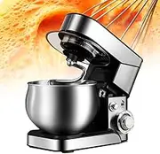 Multi-Functional Automatic Table Stand Mixers, Stainless Steel Stand Mixer Electric Professional Eggs Blender, Large Capacity Automatic kneading Machine, for Schools Bakeries Restaurants