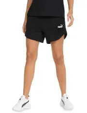 [Puma] Essential 5 Inch High Waist Shorts in Black