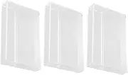 3pcs Tape Cassette Cassette Storage Caja Transparente para Regalo Cassette Player Case Cassette Shelf Blank Cassettes Cassette Tapes with Music