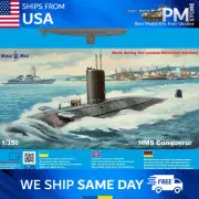 Mikro Mir 350-044 HMS Conqueror. Scale plastic model kit 1/350