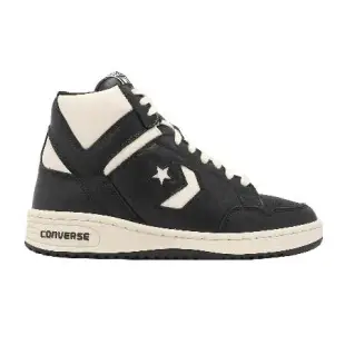 Converse 休閒鞋 Weapon HI 男鞋 黑 米白 高筒 皮革 CX 緩衝 復古 SGA 百搭款 A04400C