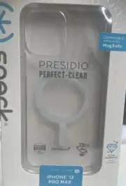 SPECK Presidio PERFECT CLEAR + MagSafe Case for Apple iPhone 12 Pro Max