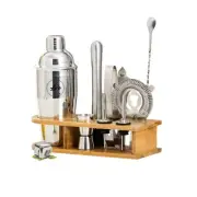 LU’C Cocktail Shaker Set Bartender Kit with Stand – Bar Set Drink Mixer with ...