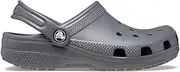 [Crocs] Unisex-Child Kids' Classic Clogs, Slate Grey/Slate Grey, 12 US