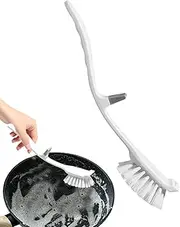 Dishes Scrub Brush,Dish Washer Cleaner Pot Brush - Long Handle Scrubber Dishwashing Kitchen Supplies, Cleaning Tools for Stove, Pots and Pans Washing