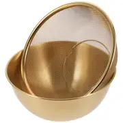 Quinoa Strainer Fine Mesh Stainless Steel Drain Basket Widened Edges Colander