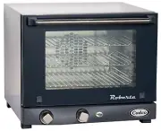 BroilKing POV-003 Compact Quarter Size Convection Oven w/ Manual Controls, Black