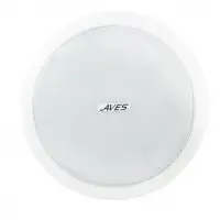 在飛比找Yahoo!奇摩拍賣優惠-AVES IC-6圓形吸頂揚聲器 崁頂 喇叭 商業 台灣 L