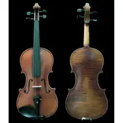 Professional Hand-made 4/4 Size Acoustic Violin TWO Piece Back Antique Style